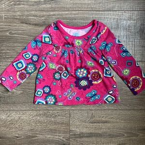 Girls long sleeve printed shirt